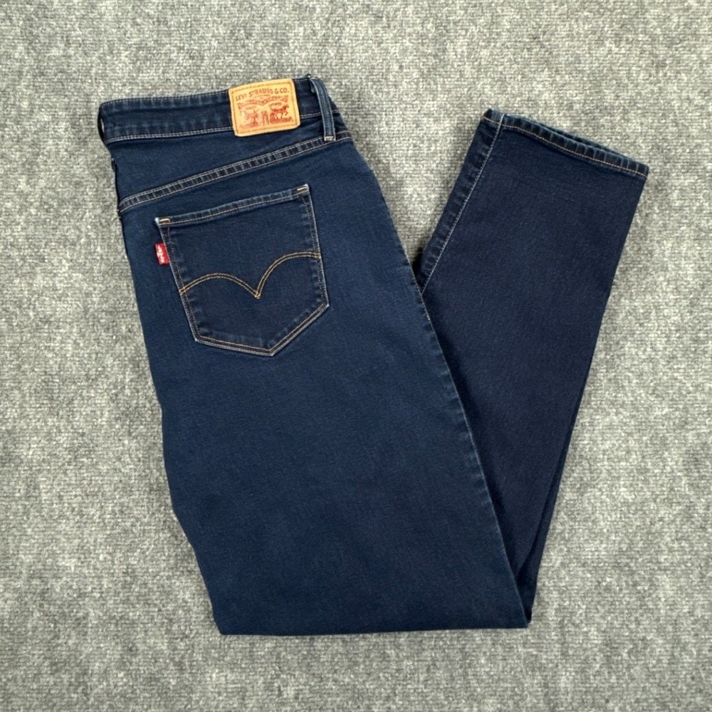 Levis 311 Shaping Skinny Jeans Womens 18W Dark Wash Blue Plus Size Stretch